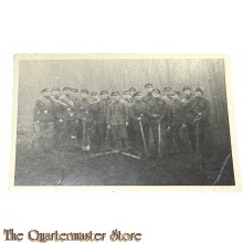 (Feld) Postkarte 1916 Deutsche Pioniere im Wald  