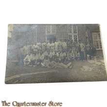 Photo 1914 Gruppe Deutsche Soldaten 