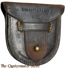 US WW 1 Leather pouch for Clinometer , Corps of Engineers 1918