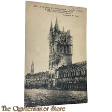 France - WW1 Postcard Ypres apres le bombardement  