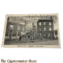 (Feld) Postkarte 1914 Longuyon Carnot-Strasse