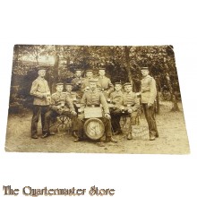 (Feld) Postkarte/Studiophoto 1906 Deutsche Soldaten 