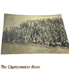 (Feld) Postkarte/Studiophoto 1917 Gruppe Deutsche Soldaten