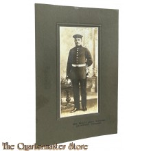 Studio Photo 1914 Deutscher Soldat mit Seitengewehr 