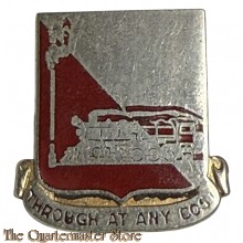 Distinctive unit insignia (DUI) 714th Railway Operating Battalion (ROB) (Military Post Suppliers Newark M21)