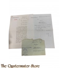 Schriftverkehr Grab verlegung 1937 Sonderbeauftragter der Luftwaffen-Verwaltung