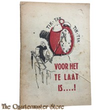 NSB brochure ; "Tik-tak Voor Het Te Laat Is" van Max Blokzijl