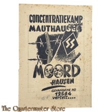 Brochure - Concentratiekamp Mauthausen. Moordhausen. Gevangene No. 12564 vertelt..