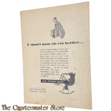 Flyer Eisch Duitschen grond ! Augustus 1945