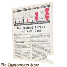 Flyer / Flugblatt G.38 Die Festung Europa Hat Kein Dach 