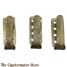 set van 3 goudkleurige Taillehaken uniform RZM  M5/72