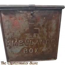 US WW1 Military Medical Department Steel Ambulance Box