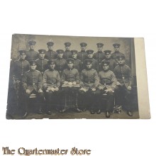 (Feld) Postkarte 1914 Gruppe Deutsche Soldaten 