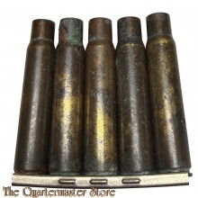 Ladestreifen 98k mit hulsen (Laadstrip K98 met 5 hulzen)