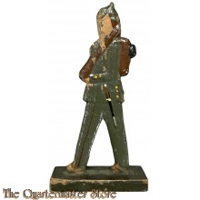 WK1 Spielzeug Soldat Holz (WW1 Wooden toy german soldier)