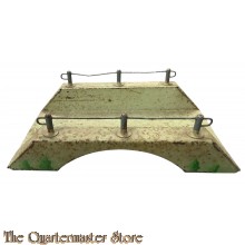 Metalen spoorwegbrug spoor 0