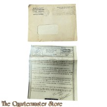 US V- mail from somewhere in England 1942