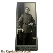 CDV 1914 Unteroffizier mit zigarette
