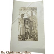 Korea original Photo US Officer with Nurse and Chinese soldier (11 years)