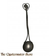 Koffielepel - zilveren gulden en kwartje - Stil verzet 1940-1945