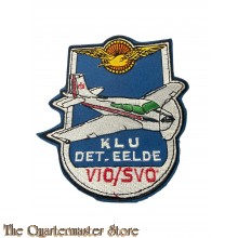 Borst embleem / Blazer badge KLU Det. Eelde VIO/SVG