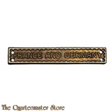 Full size medal bar France and Germany