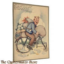 Ansicht 1945 't Was voor mannen en voor vrouwen Elken dag weer: groente sjouwen. De bekroning van het sloven Ziet u hier; Oranje boven !