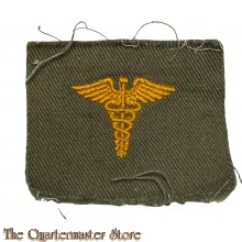  Embroidered Collar Insignia US Army Medical Branch Officer 