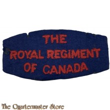 Shoulder flash The Royal Regiment of Canada, 2nd canadian Infantry Division