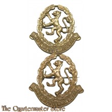 Collar badges set of 2 QMAAC & ATS Old Comrades Association membership 