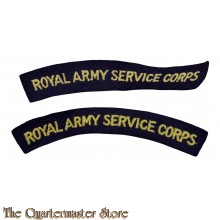 Shoulder titles Royal Army Service Corps 