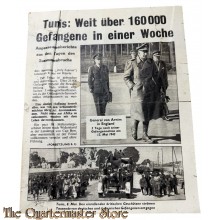 Flugblatt - Leaflet G.32(a) Tunis: Weit uber 160 000 Gefangene in einer Woche