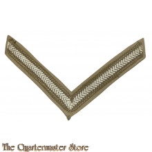 British rank chevron Lance Corporal (tropical)