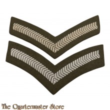 British rank chevrons Lance Corporal postwar