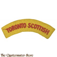 Shoulder flash Toronto Scottish , 4th Canadian Division