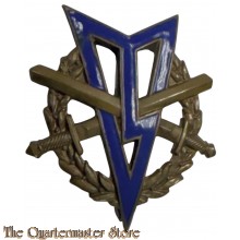 Metalen Brevet MLV embleem met zwemmen