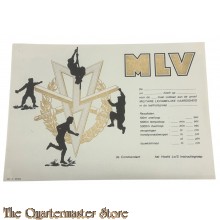 Dokument - Diploma MLV ( Militaire Lichamelijke Vaardigheid)
