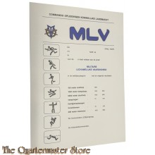 Dokument - Diploma Commando opleiding (Z) MLV ( Militaire Lichamelijke Vaardigheid)