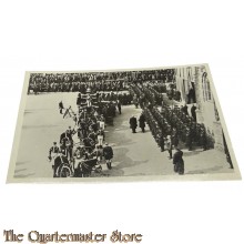 Ansicht de plechtige bijzetting van H.M. Konigin Moeder in de Nieuwe Kerk te Delft op dinsdag 27 maart 1934