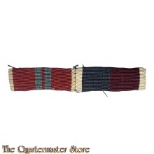 2 piece ribbonbar Queen EII Coronation Medal ribbon -  RAF Long service/Good conduct Medal 