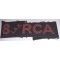 Shoulder flash 8 Light Anti Aircraft , Royal Canadian Artillery,  8 LAA RCA (canvas)