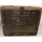 Wooden crate munition .30 8 round clip in bandoleers 