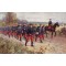 AnsichtKaart (Mil. Postcard) French Infanrty & Guide officer
