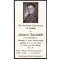 In Memoriam Karte/Death notice Johann Saradeth