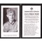 In Memoriam Karte/Death notice Johan Haindl
