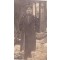 AnsichtsKarte (Mil. Postcard) Soldier in Overcoat and Mustache 1917
