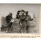 Press photo , WW1 Western front , British soldiers with weather balloons