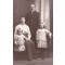 Prent briefkaart 1914 Marine officier met gezin