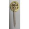 Anstecknadel Verwundeten abzeichen in Gold 1914  (Reverse pin wounded badge in gold)