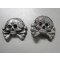 SS collar deaths heads